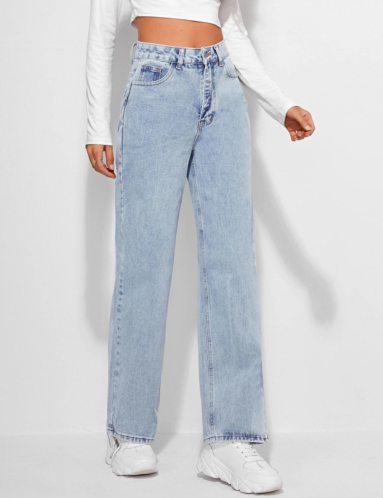 KOTTY Regular Women Light Blue Jeans 