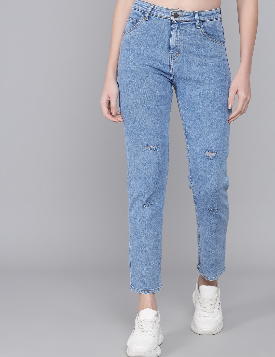 KOTTY Regular Women Light Blue Jeans 