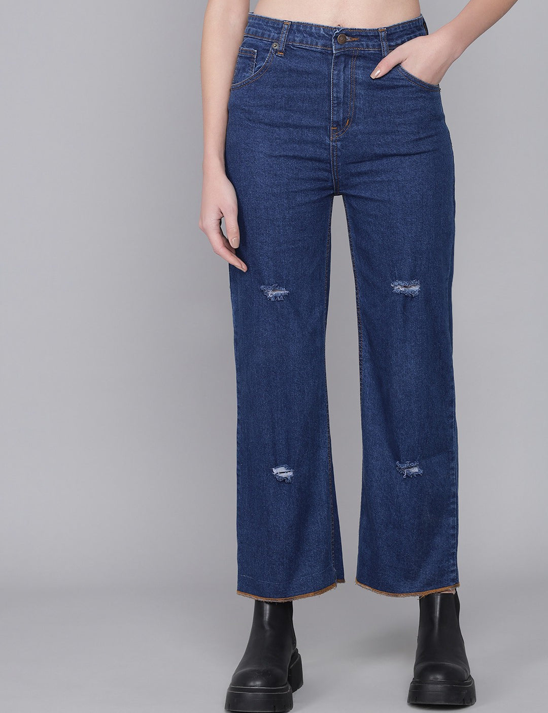 KOTTY Flared Women Blue Jeans 