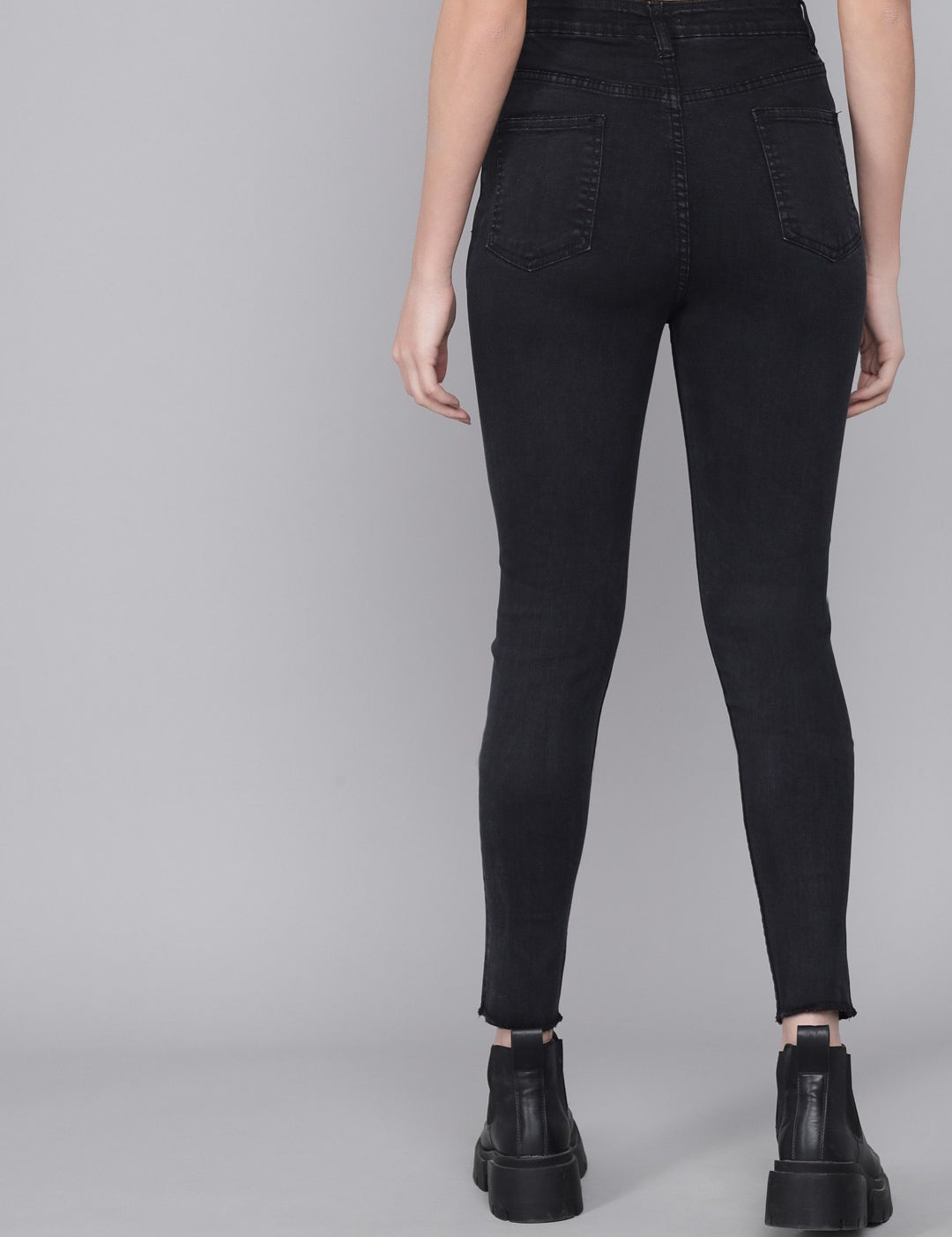 KOTTY Regular Women Black Jeans 