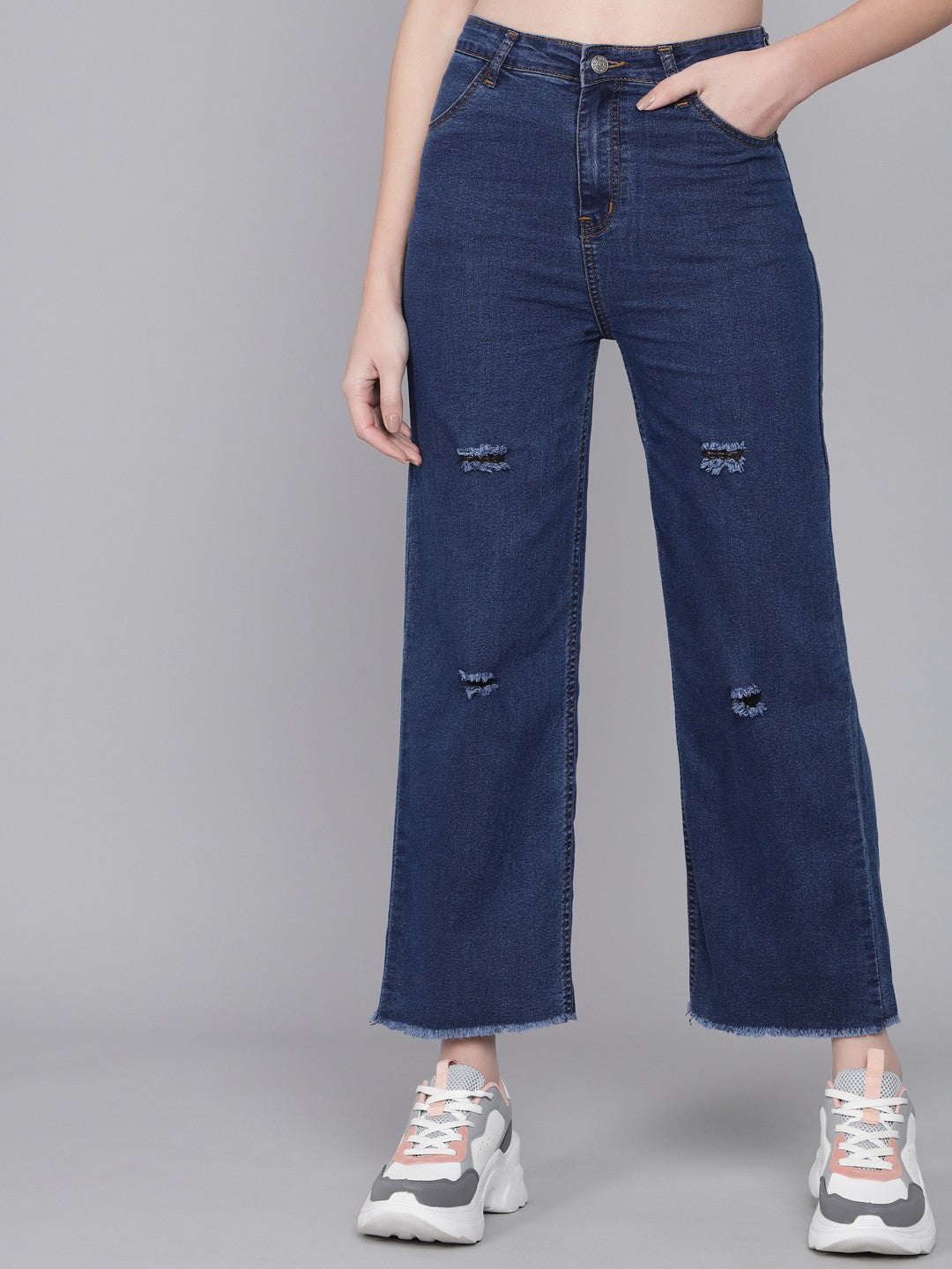 KOTTY Flared Women Blue Jeans 