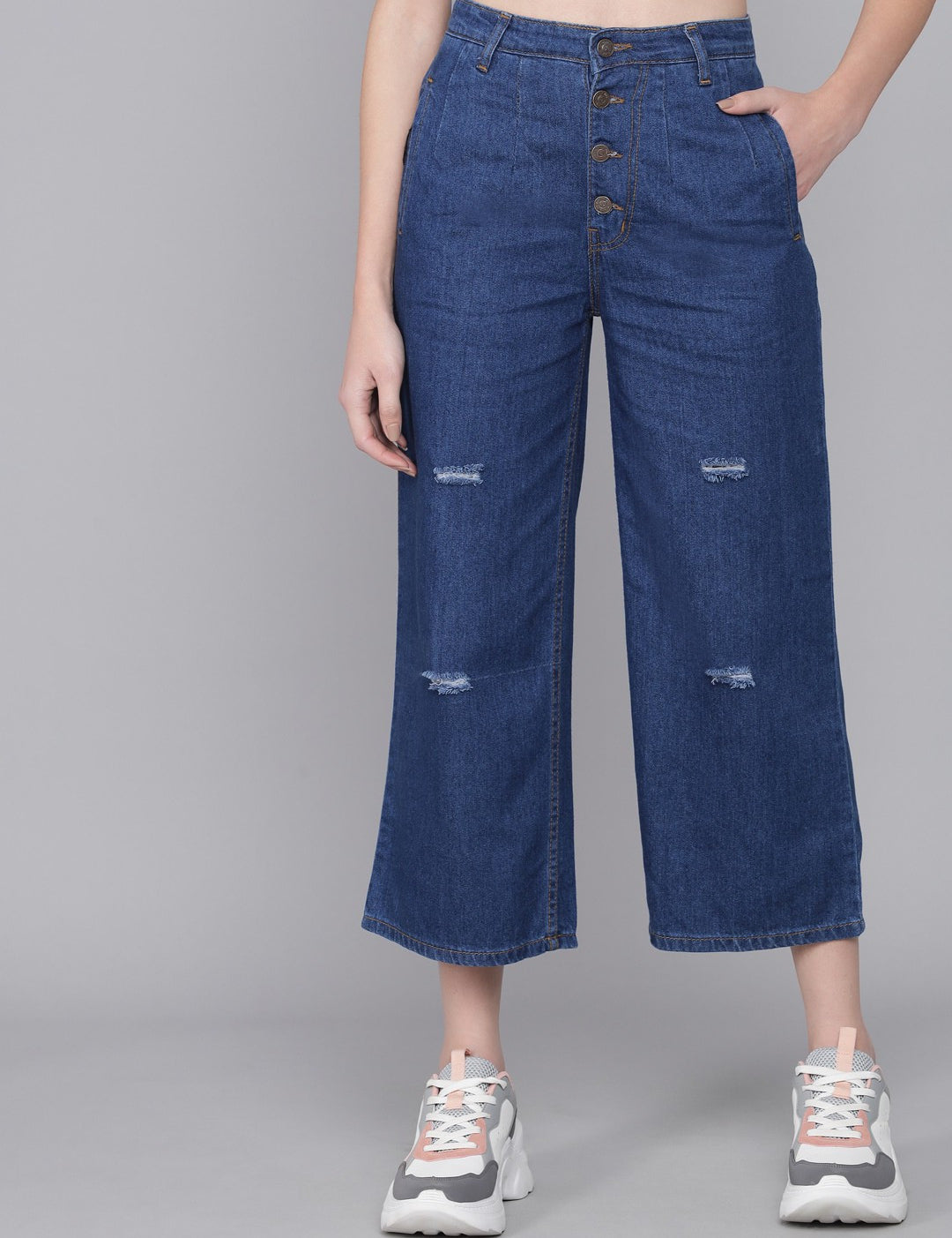KOTTY Flared Women Blue Jeans 