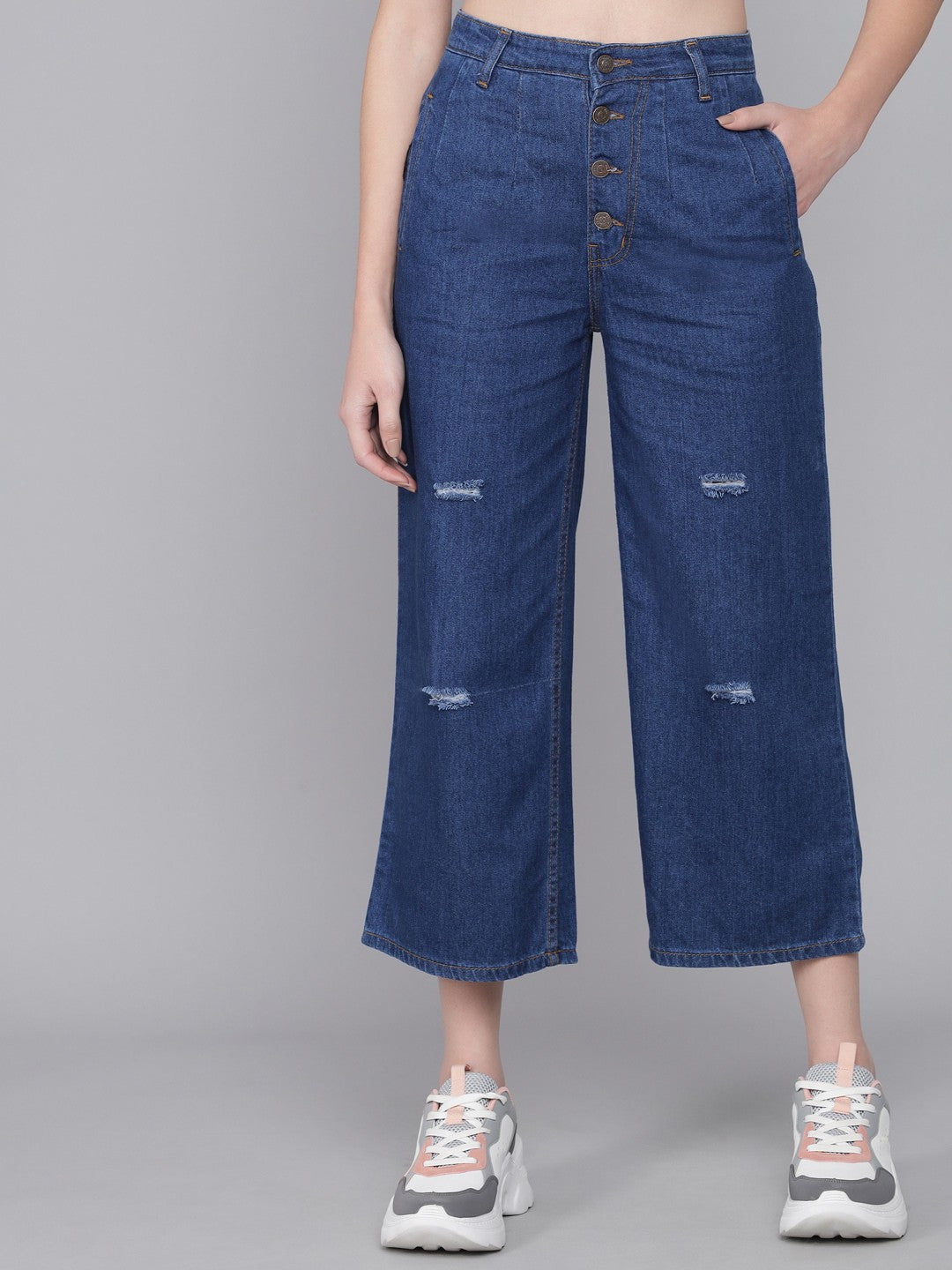 KOTTY Flared Women Blue Jeans 