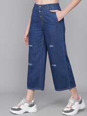 KOTTY Flared Women Blue Jeans 