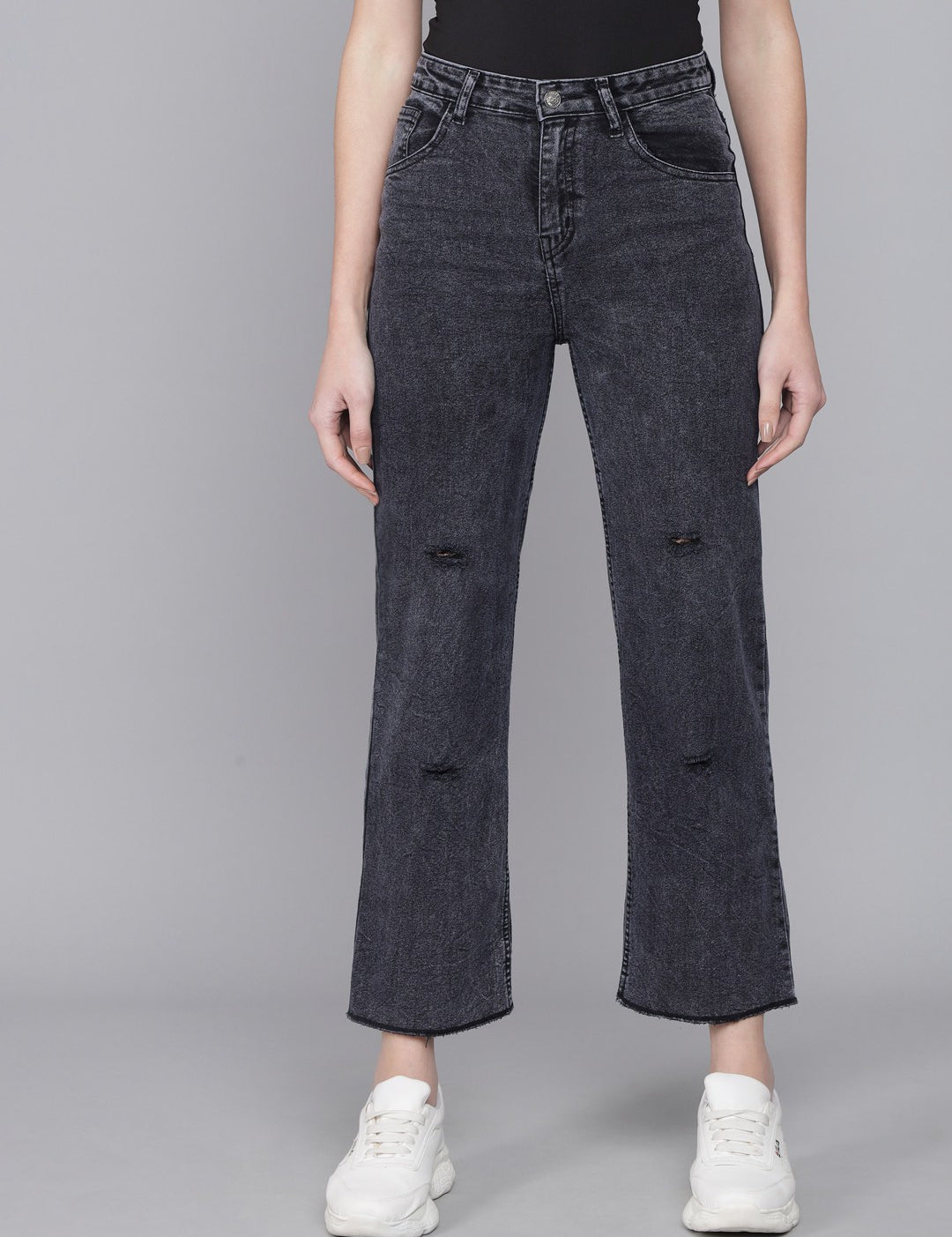 KOTTY Regular Women Black Jeans 