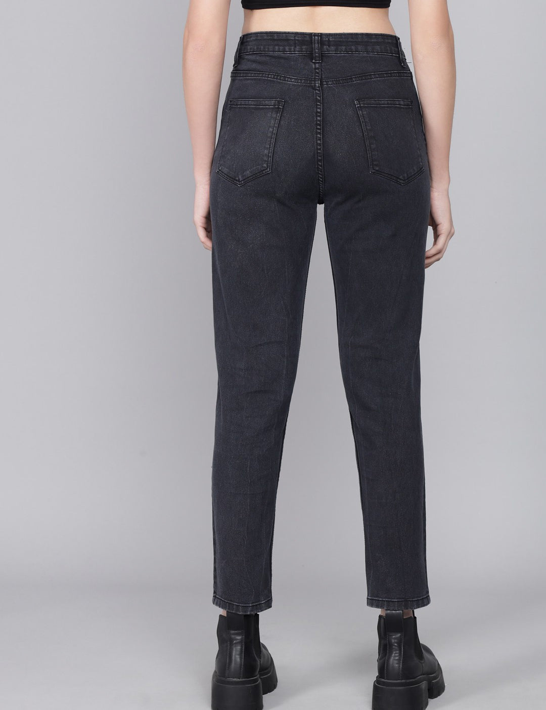 KOTTY Regular Women Black Jeans 