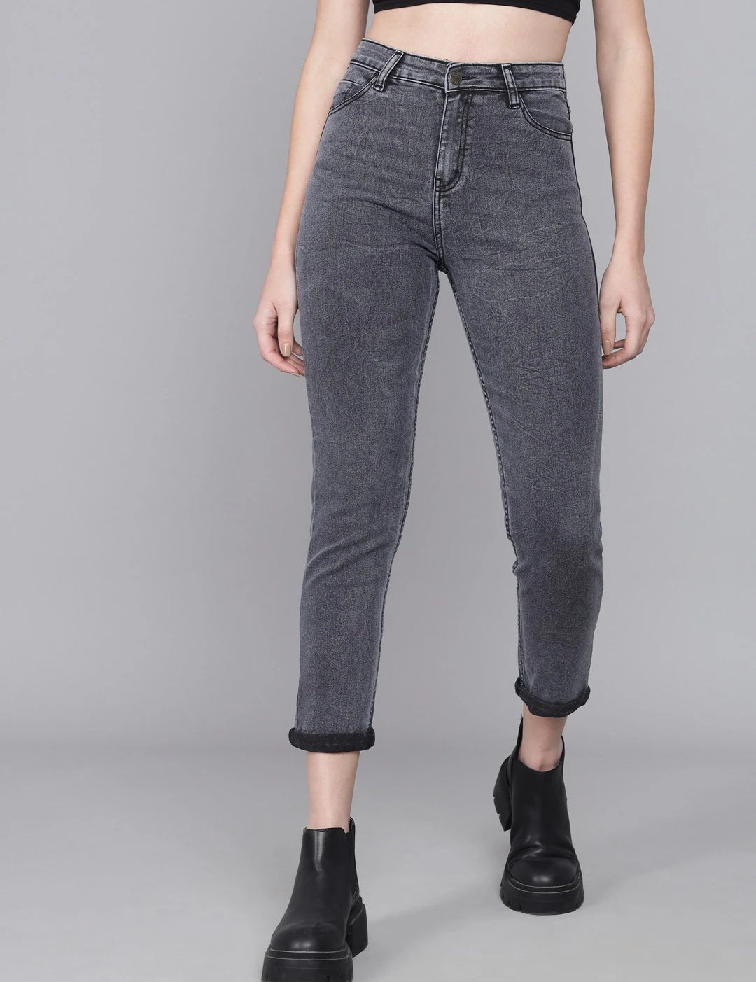 KOTTY Regular Women Grey Jeans 