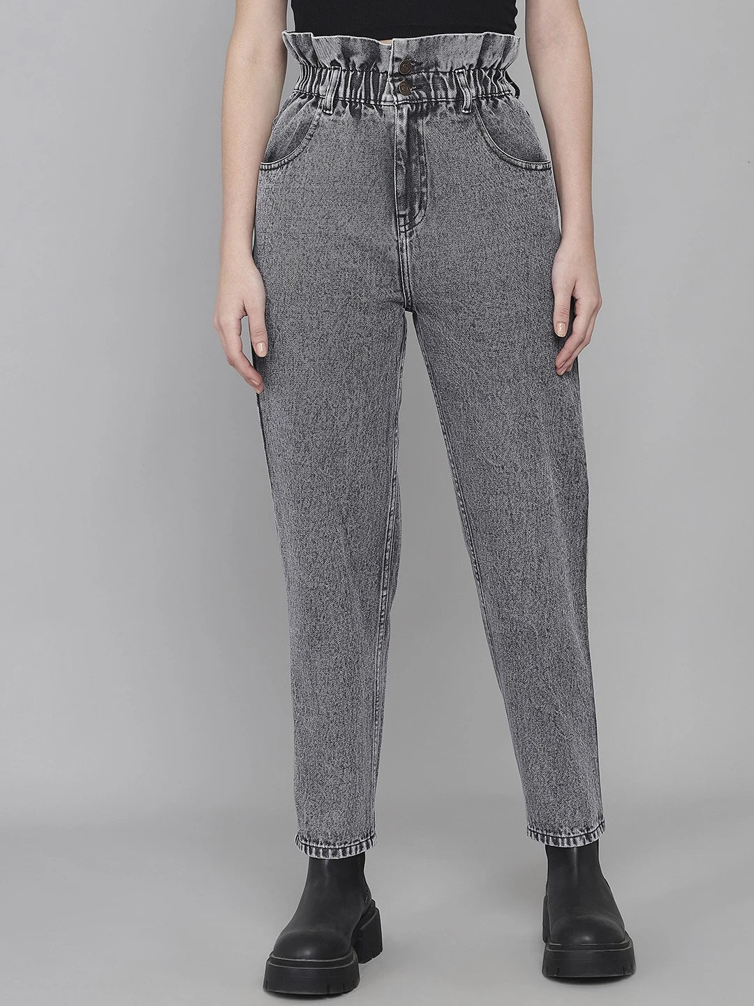 KOTTY Boyfriend Women Grey Jeans 