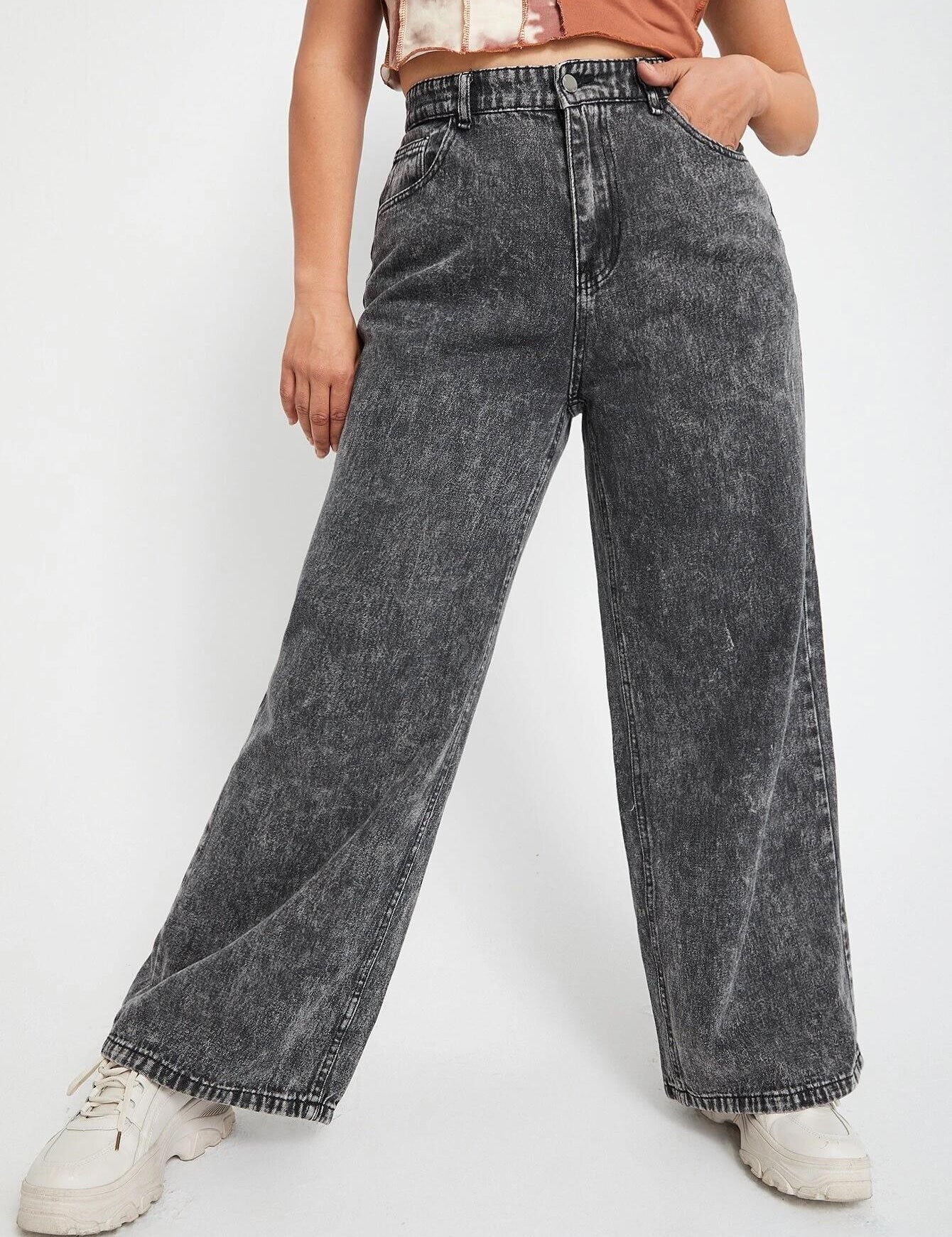 KOTTY Regular Women Dark Grey Jeans 