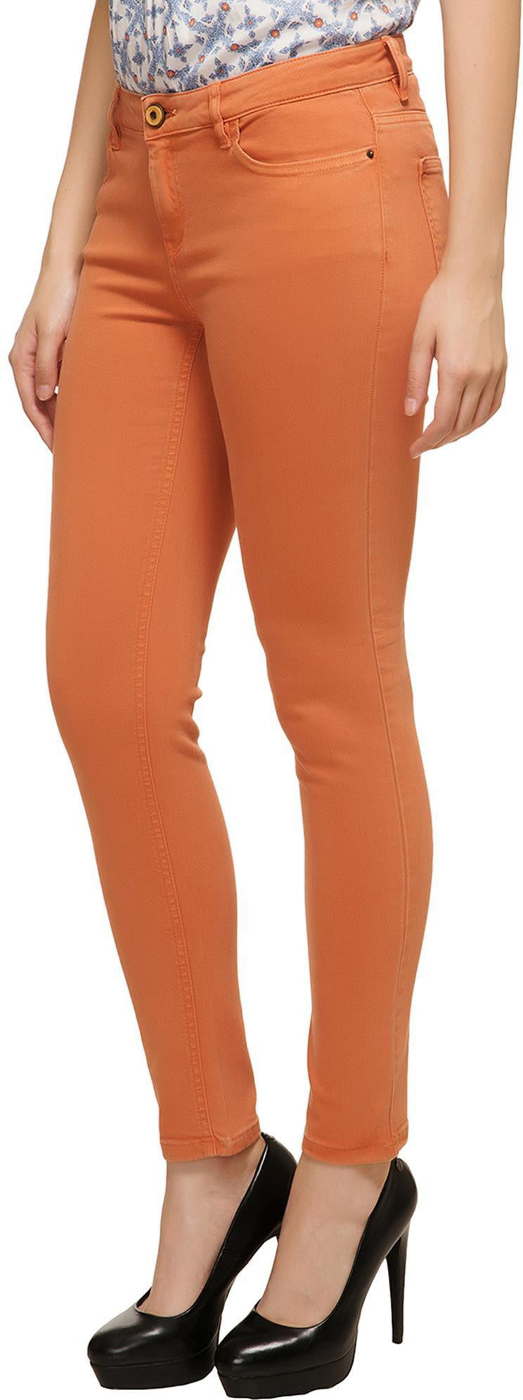 KOTTY Regular Women Orange Jeans 