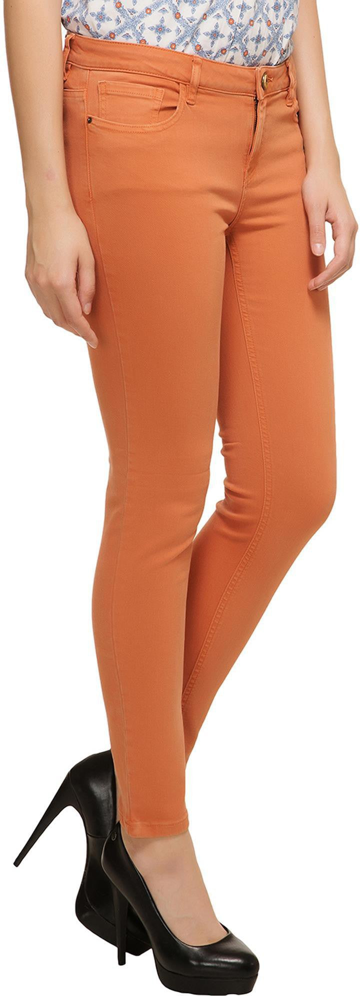 KOTTY Regular Women Orange Jeans 