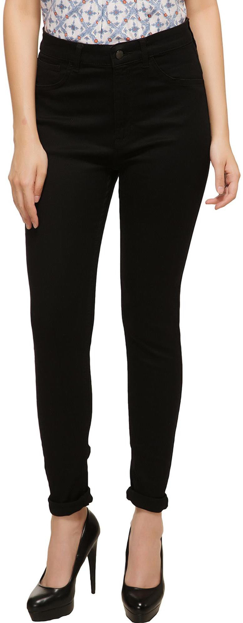 KOTTY Regular Women Black Jeans 