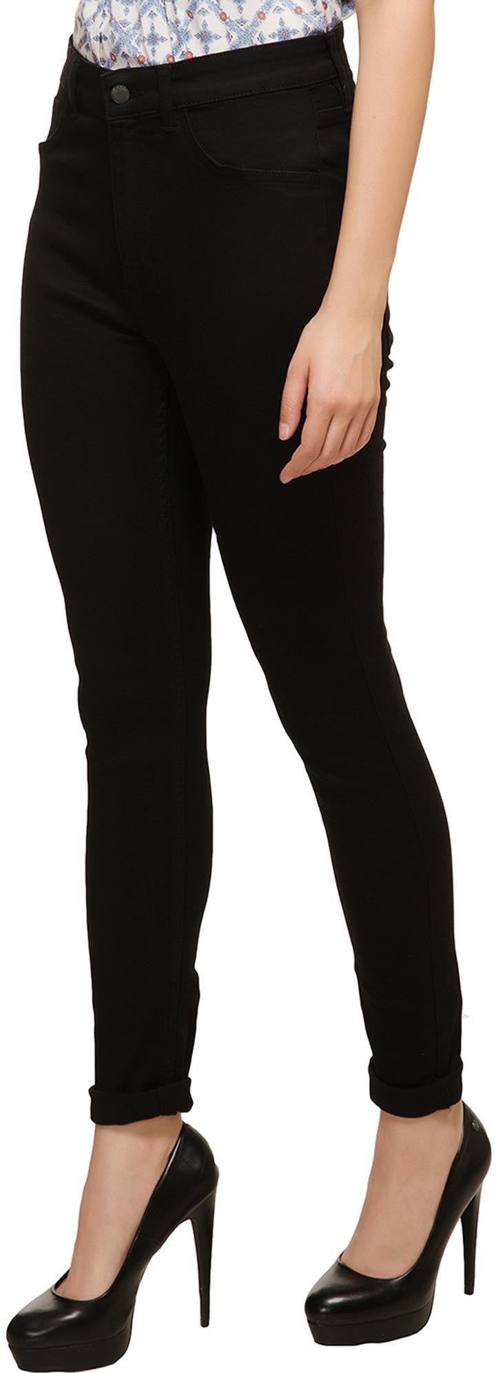 KOTTY Regular Women Black Jeans 