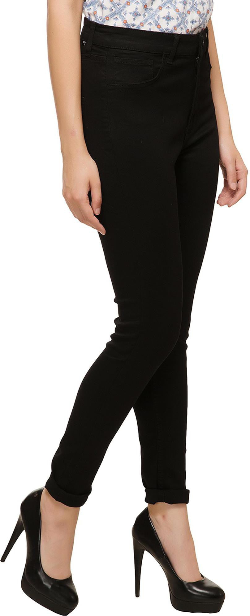 KOTTY Regular Women Black Jeans 