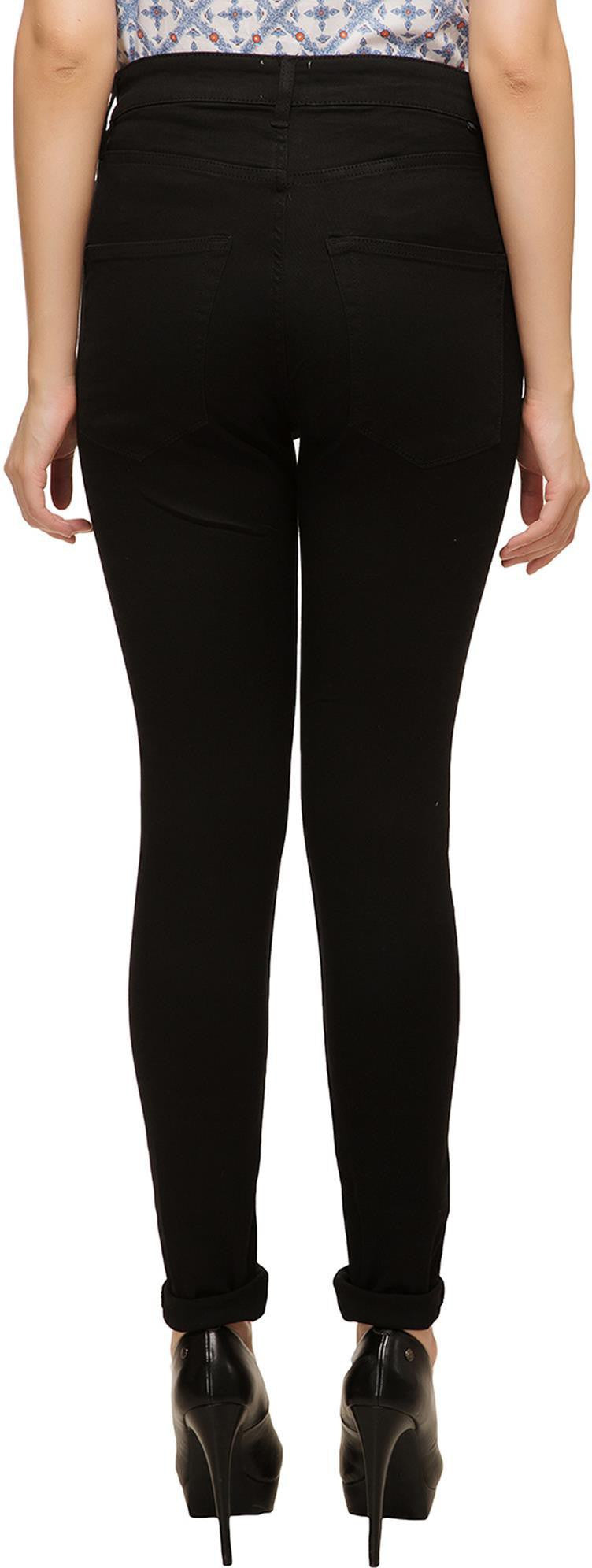 KOTTY Regular Women Black Jeans 