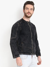 KOTTY Full Sleeve Washed Men Denim Jacket 