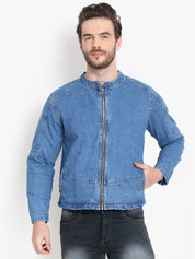 KOTTY Full Sleeve Washed Men Denim Jacket 
