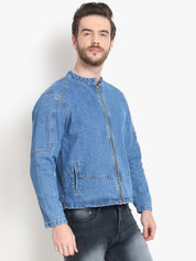 KOTTY Full Sleeve Washed Men Denim Jacket 