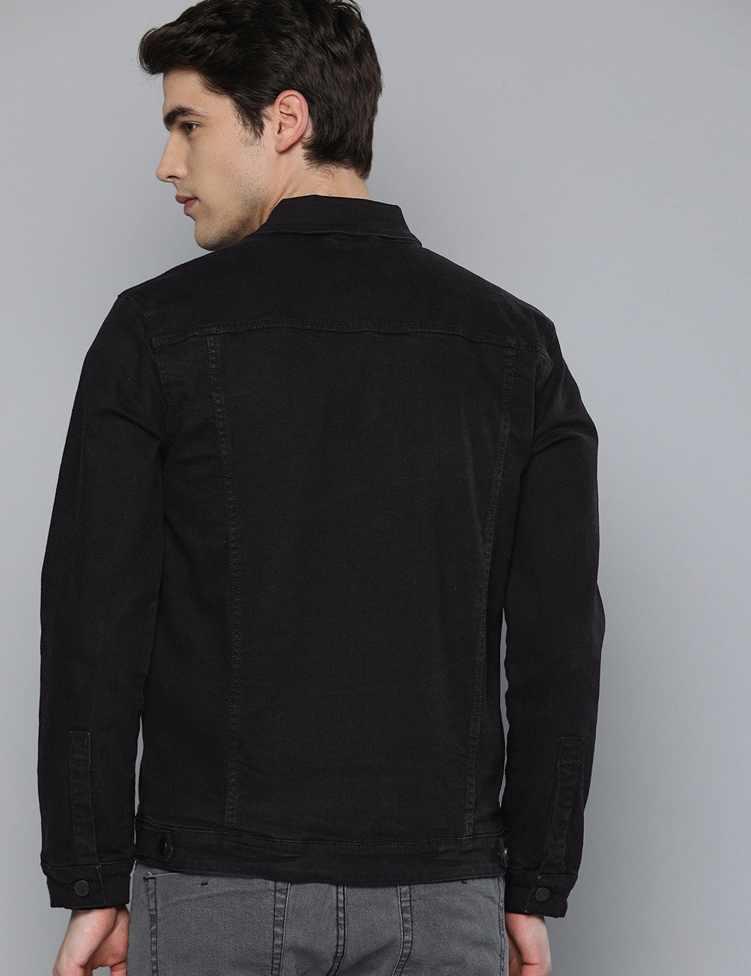 KOTTY Full Sleeve Washed Men Denim Jacket 