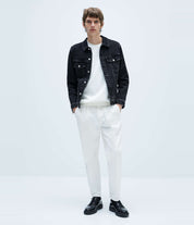KOTTY Full Sleeve Solid Men Denim Jacket 