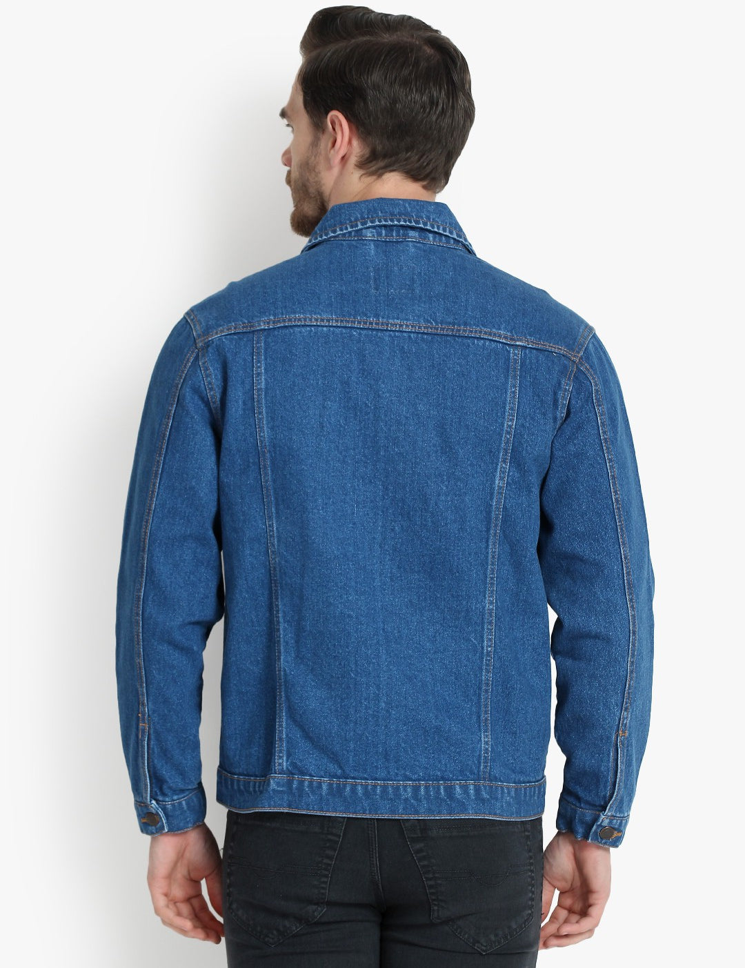 KOTTY Full Sleeve Washed Men Denim Jacket 