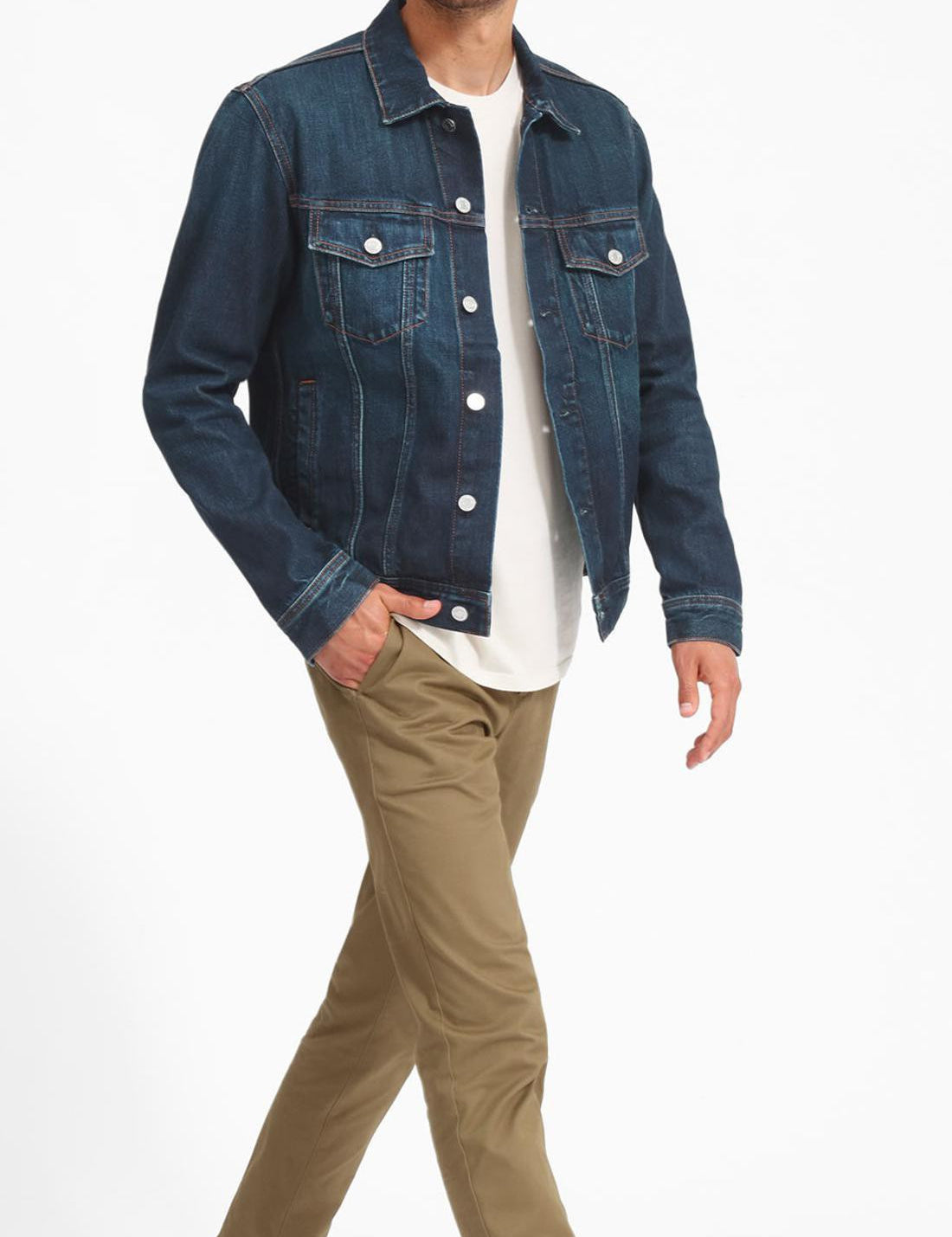 KOTTY Full Sleeve Solid Men Denim Jacket 