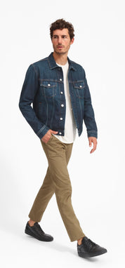 KOTTY Full Sleeve Solid Men Denim Jacket 