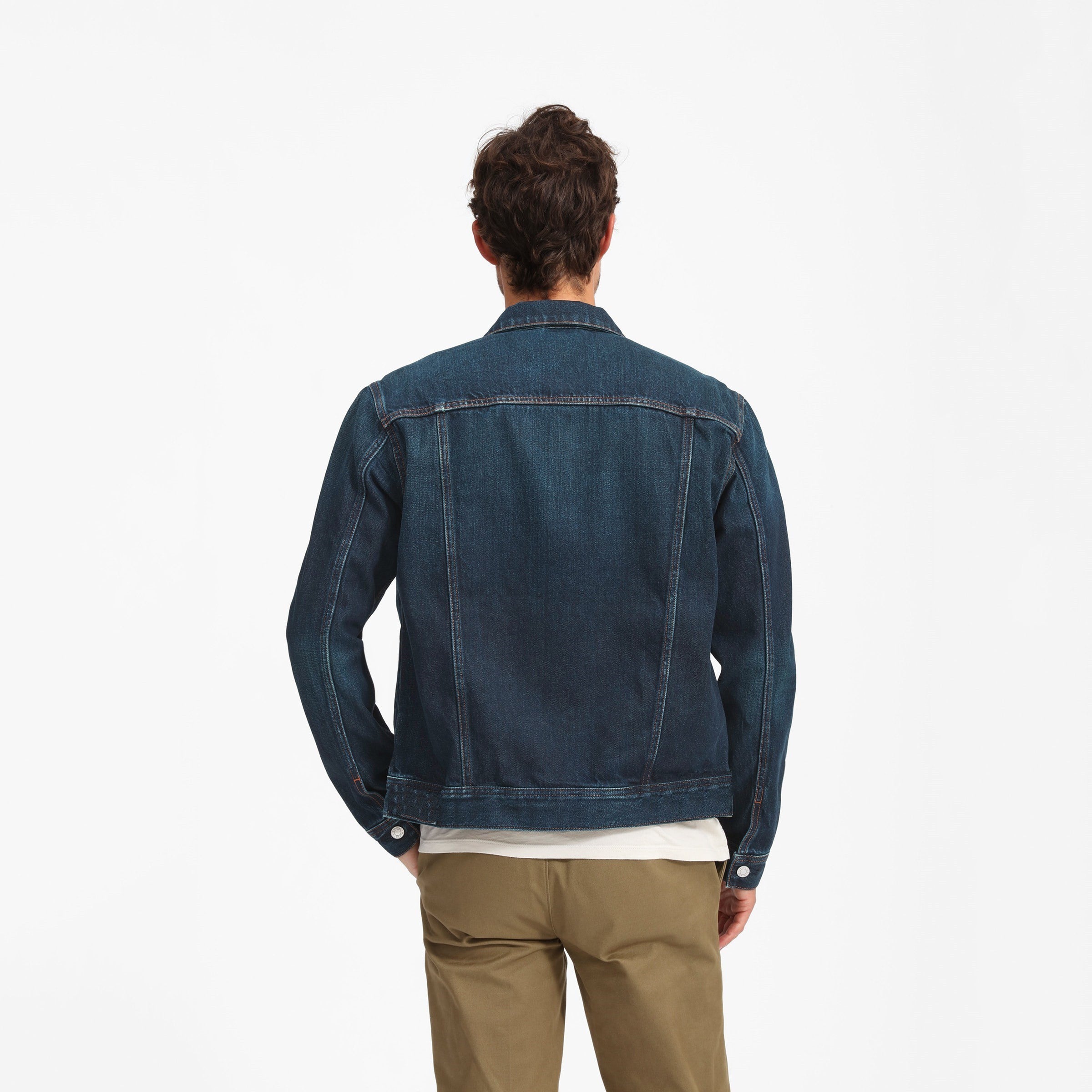 KOTTY Full Sleeve Solid Men Denim Jacket 