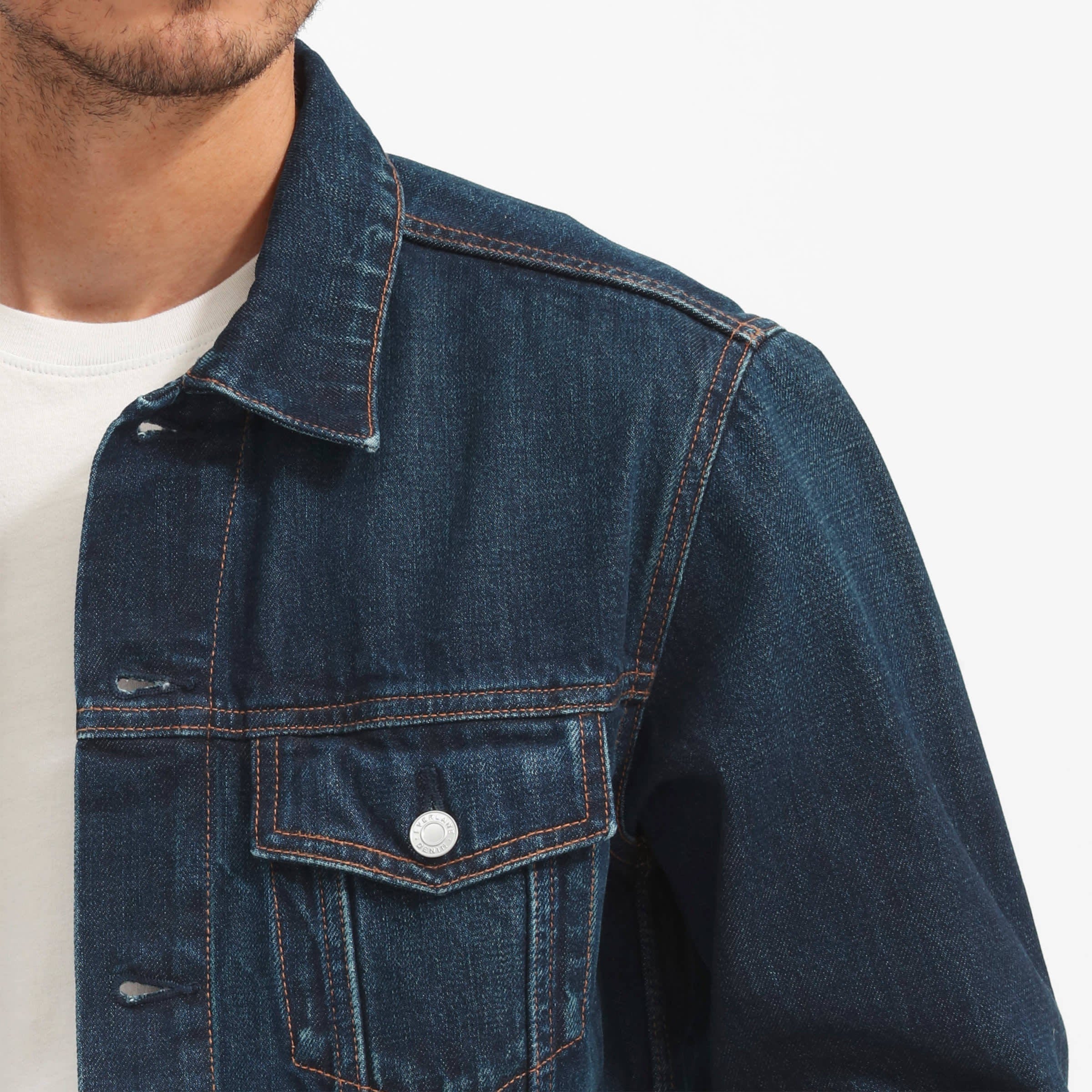 KOTTY Full Sleeve Solid Men Denim Jacket 