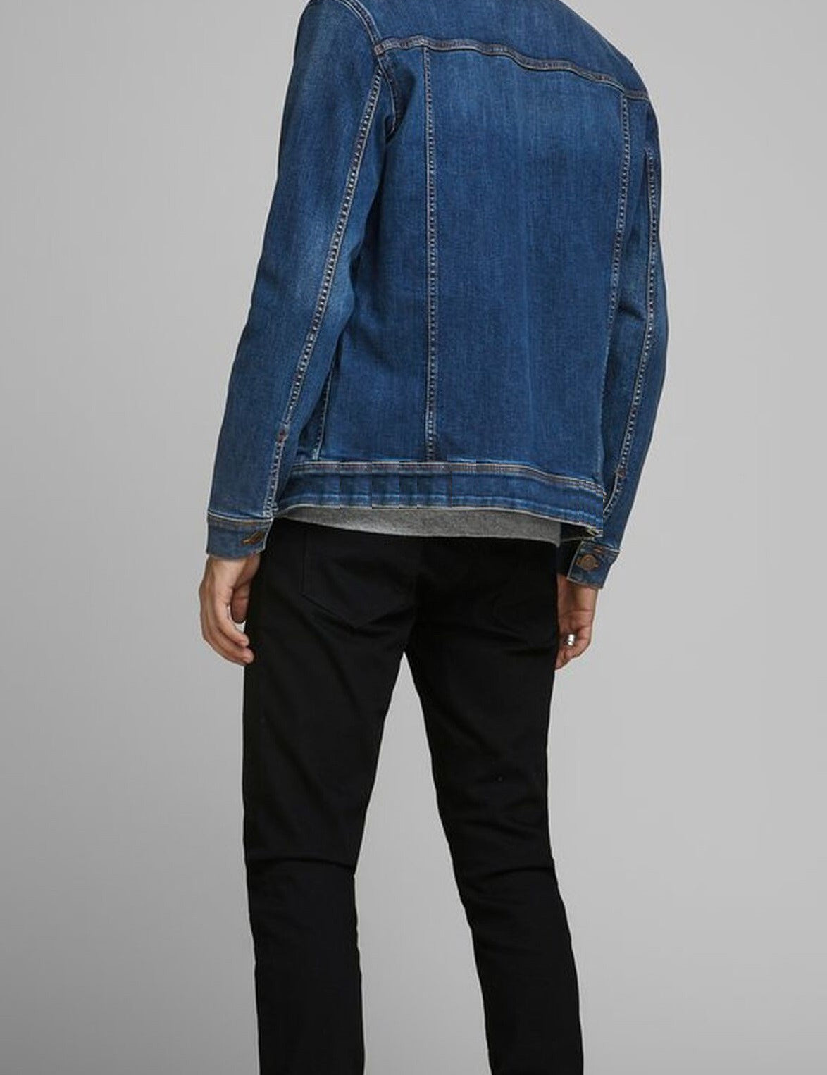 KOTTY Full Sleeve Washed Men Denim Jacket 