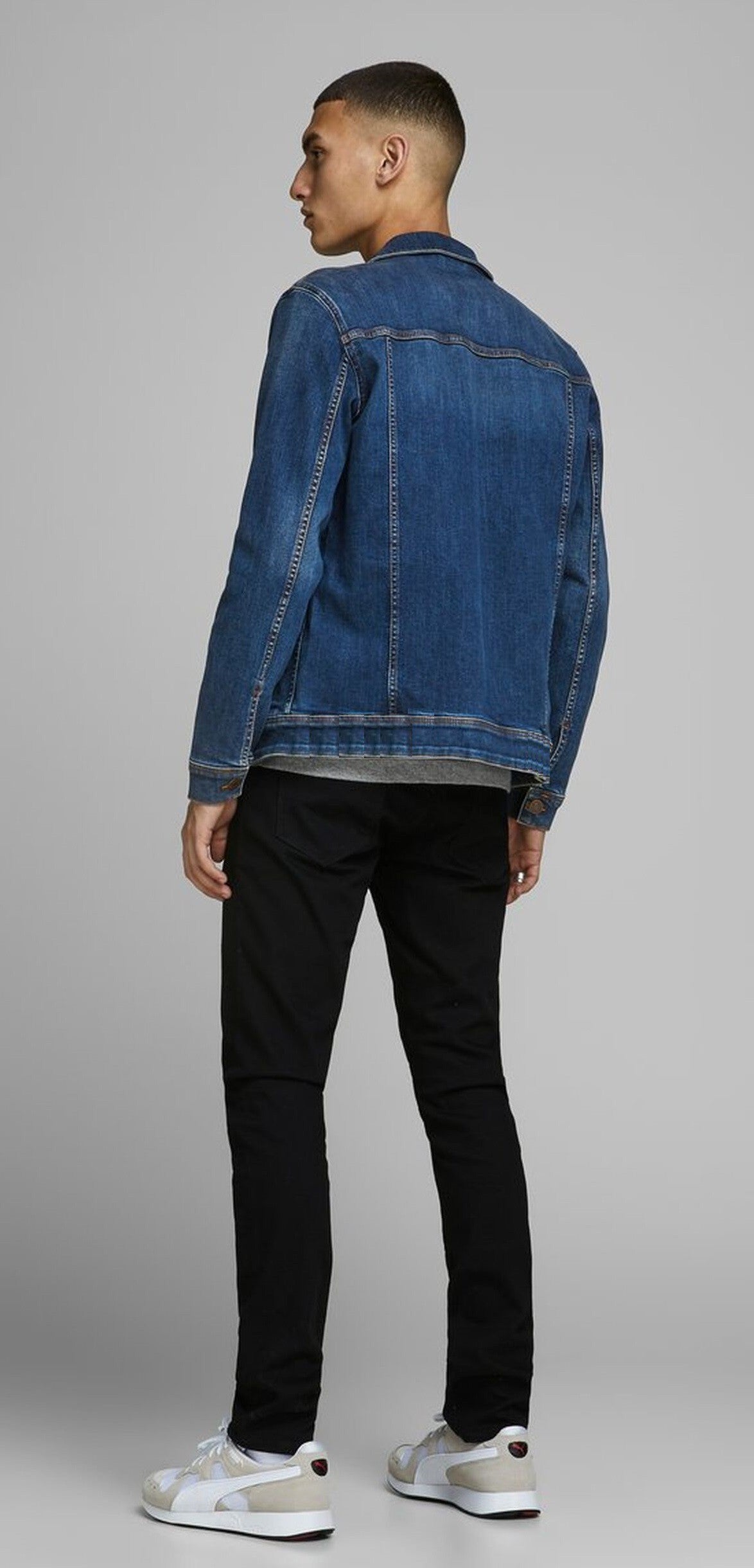 KOTTY Full Sleeve Washed Men Denim Jacket 