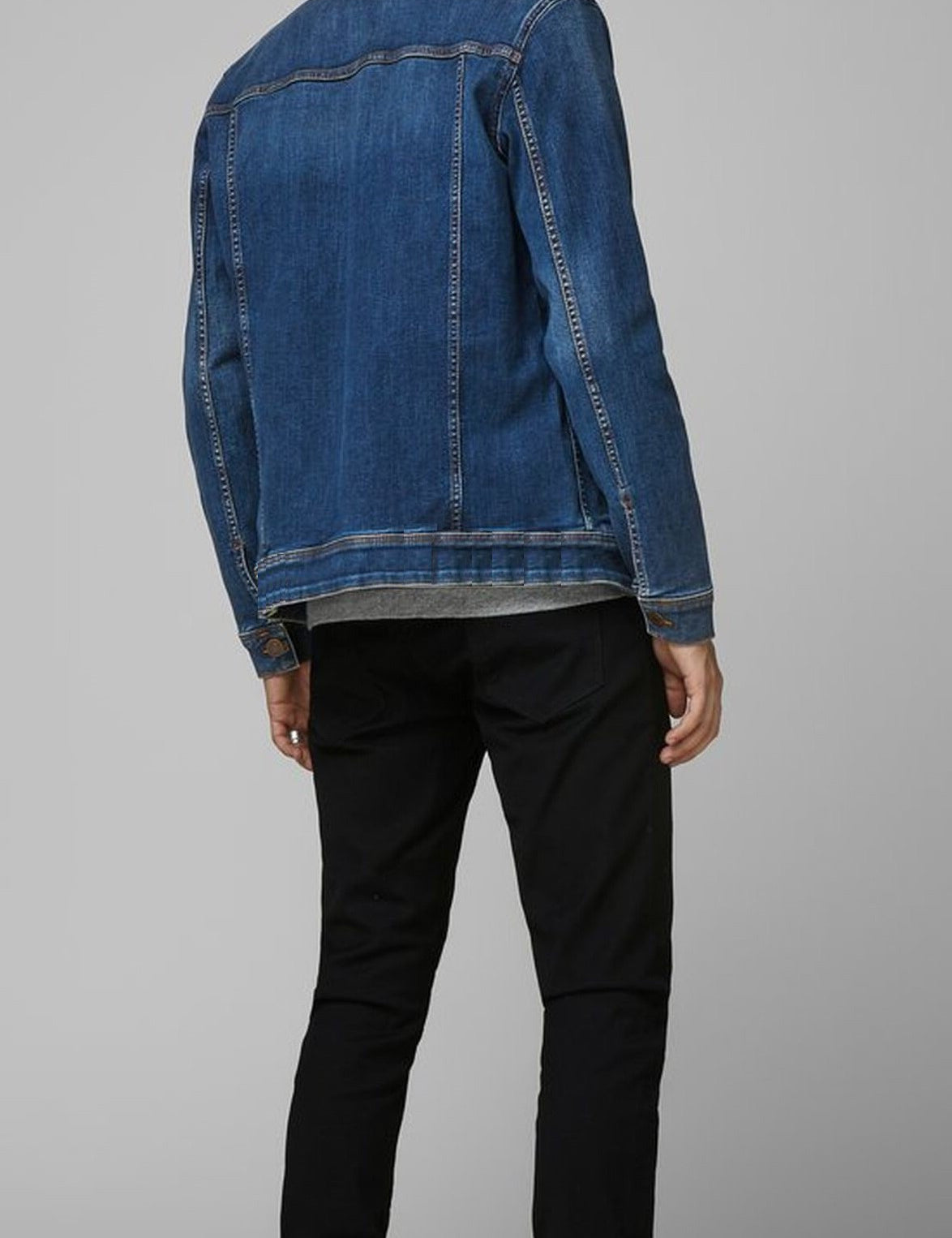 KOTTY Full Sleeve Washed Men Denim Jacket 