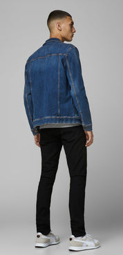 KOTTY Full Sleeve Washed Men Denim Jacket 