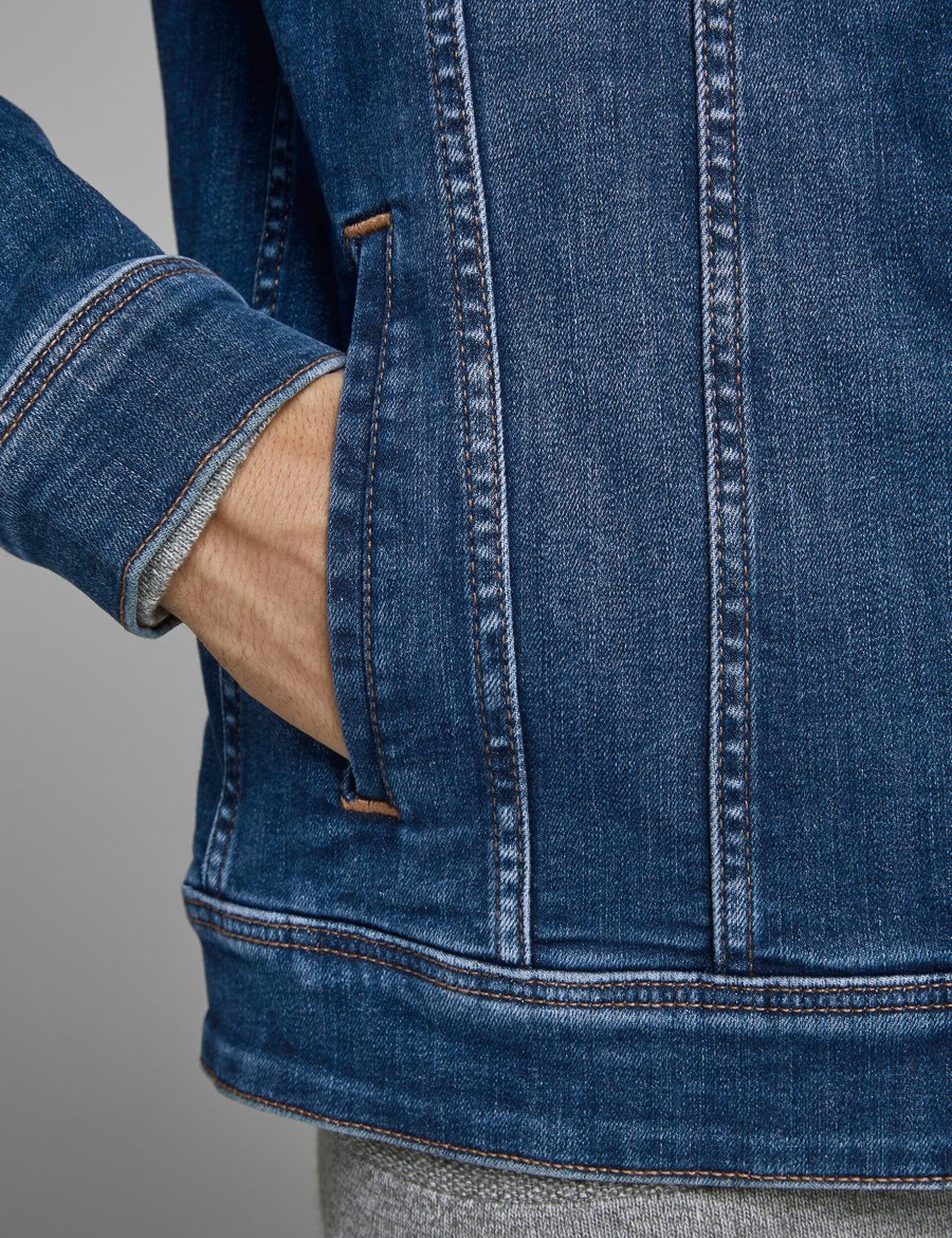 KOTTY Full Sleeve Washed Men Denim Jacket 