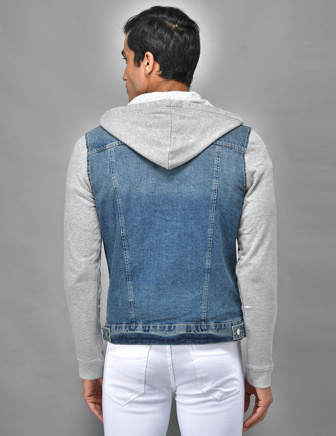 KOTTY Full Sleeve Washed Men Denim Jacket 