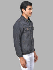 KOTTY Full Sleeve Self Design Men Jacket 