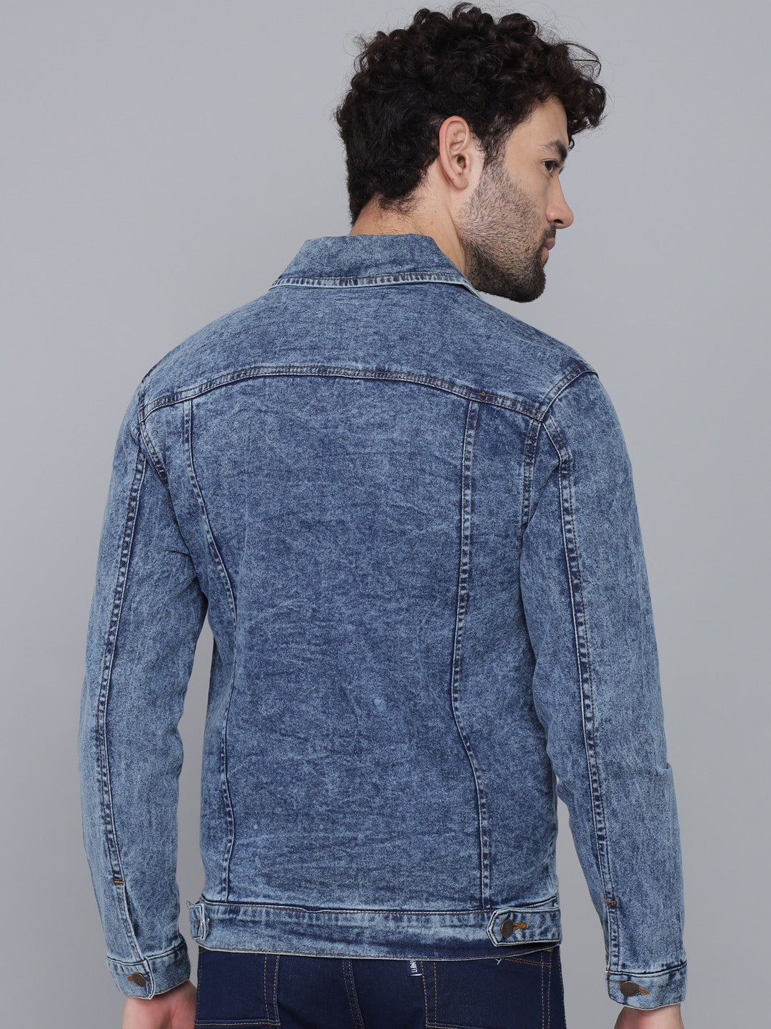 KOTTY Full Sleeve Washed Men Jacket 