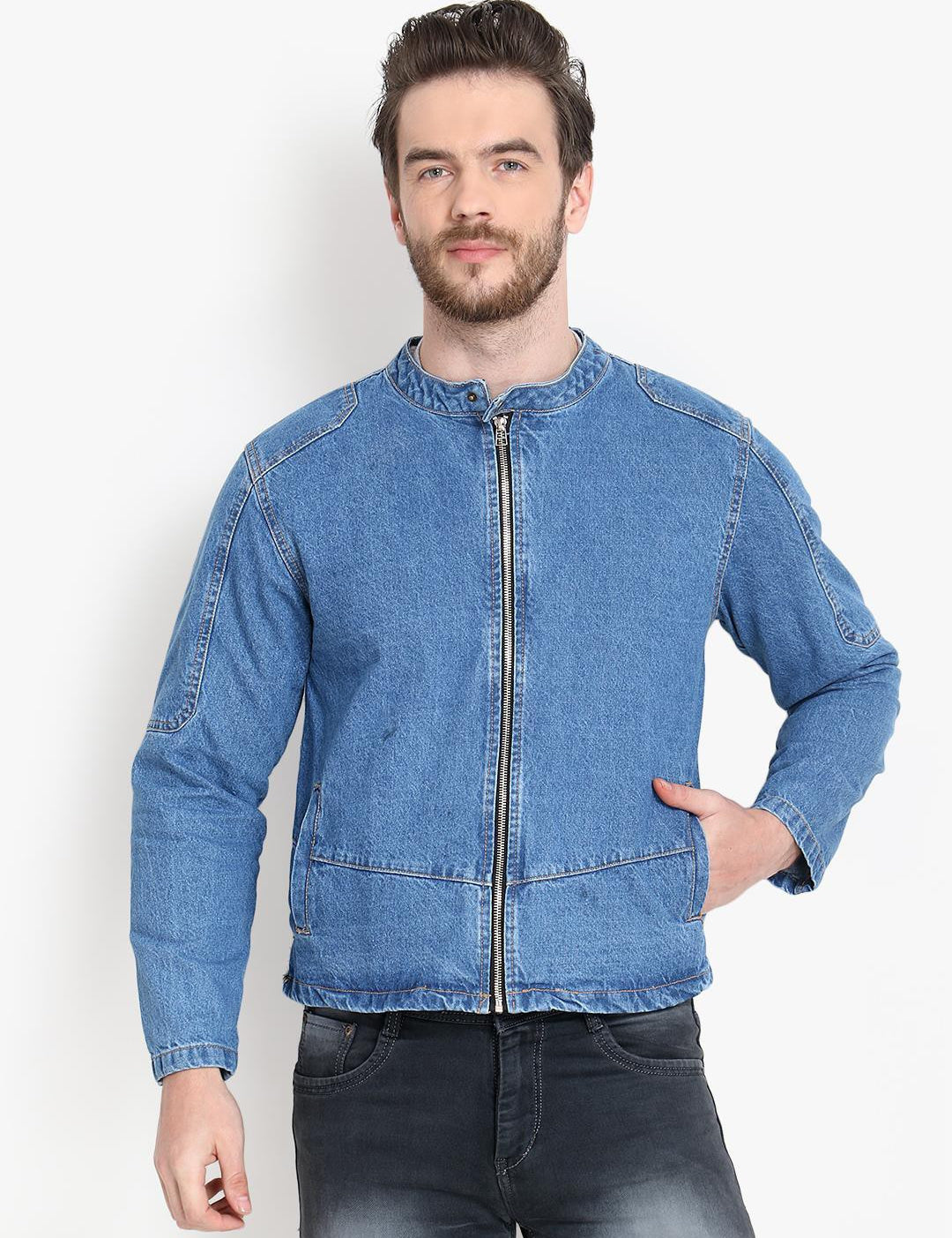 KOTTY Full Sleeve Solid Men Jacket 
