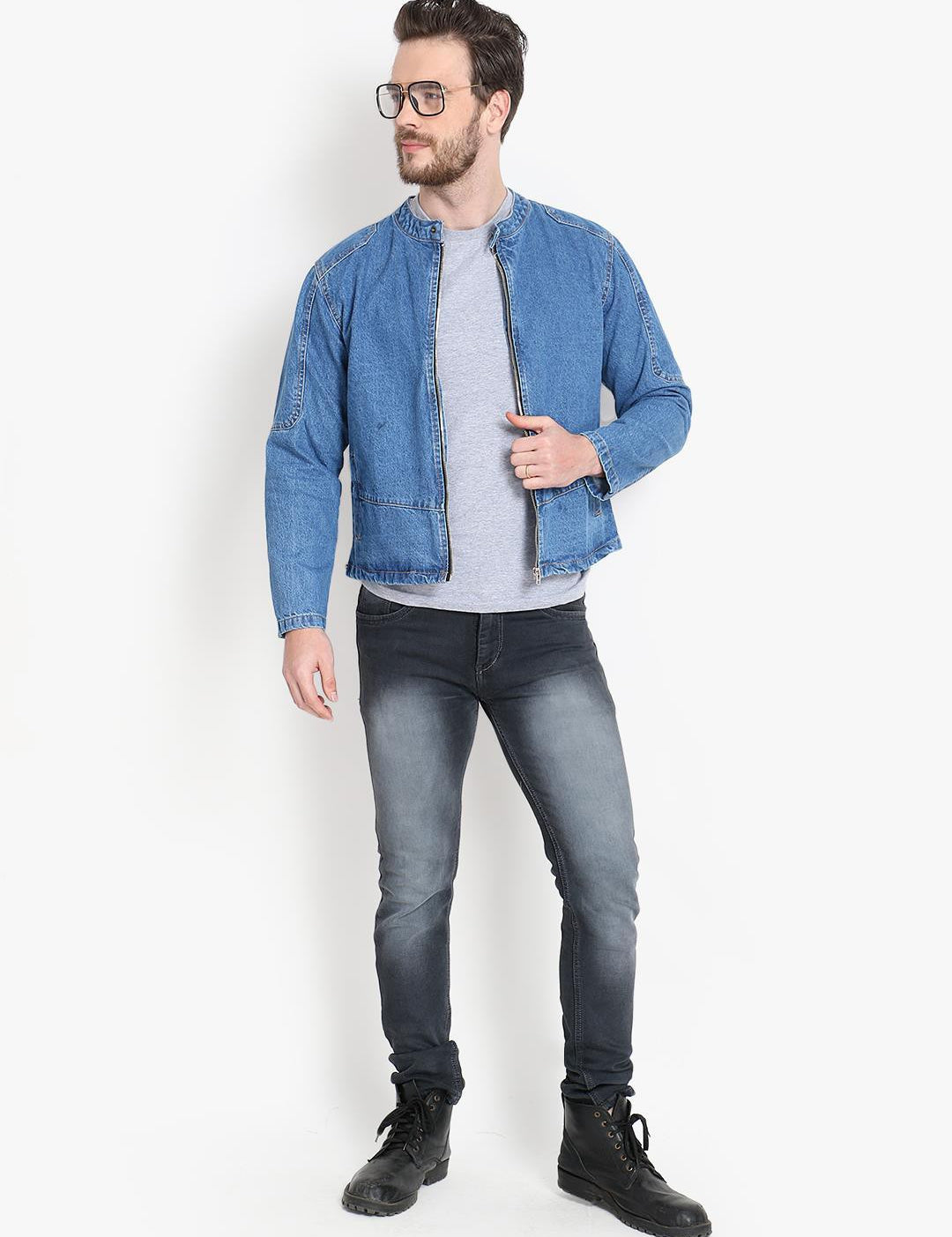 KOTTY Full Sleeve Solid Men Jacket 