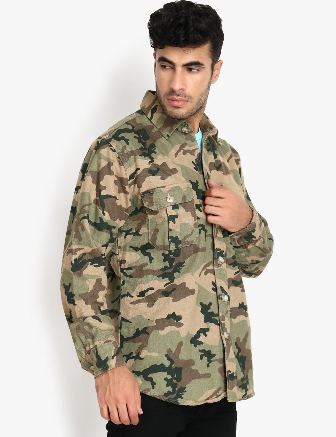 KOTTY Full Sleeve Printed Men Jacket 