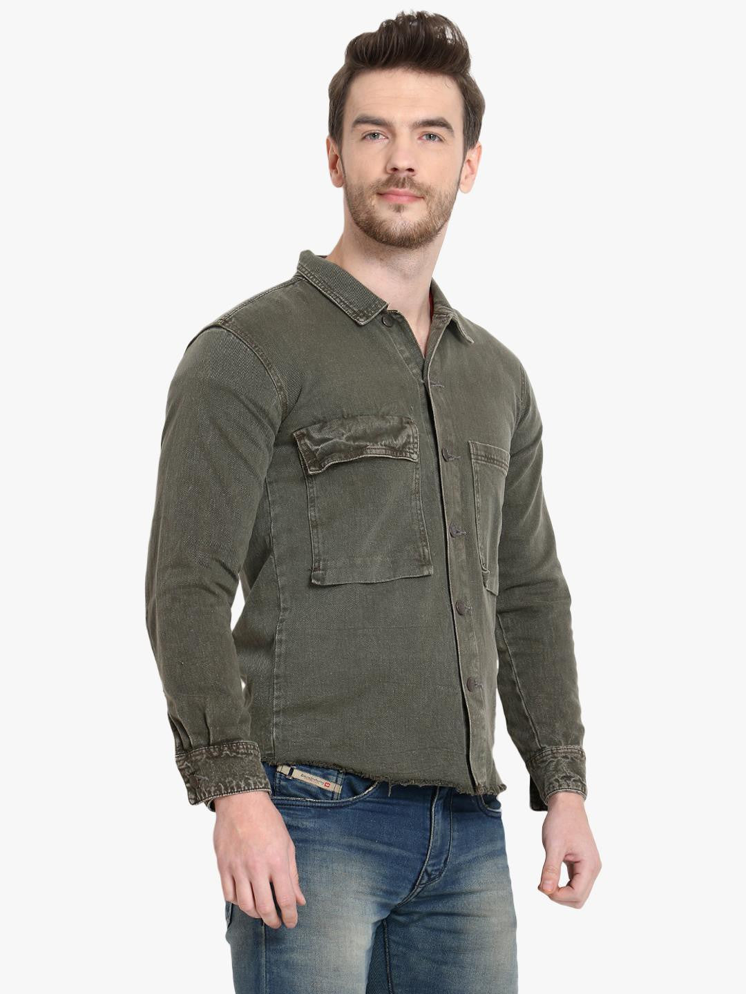 KOTTY Full Sleeve Solid Men Jacket 