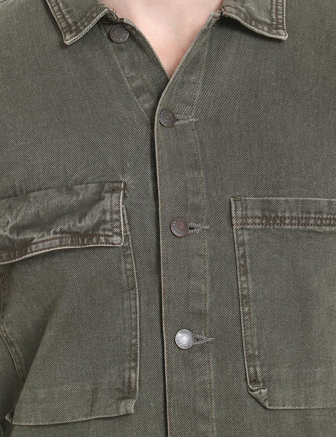 KOTTY Full Sleeve Solid Men Jacket 
