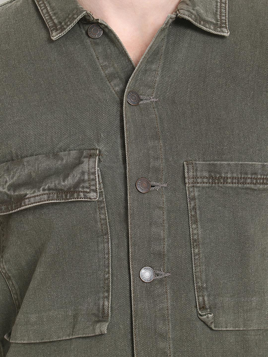 KOTTY Full Sleeve Solid Men Jacket 
