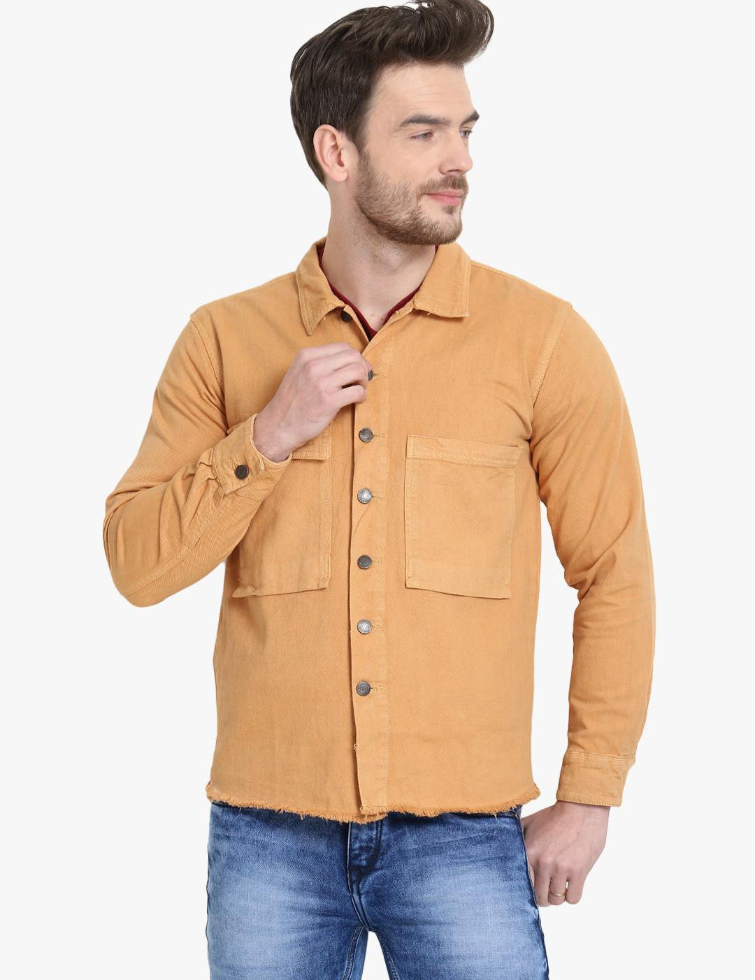 KOTTY Full Sleeve Solid Men Jacket 