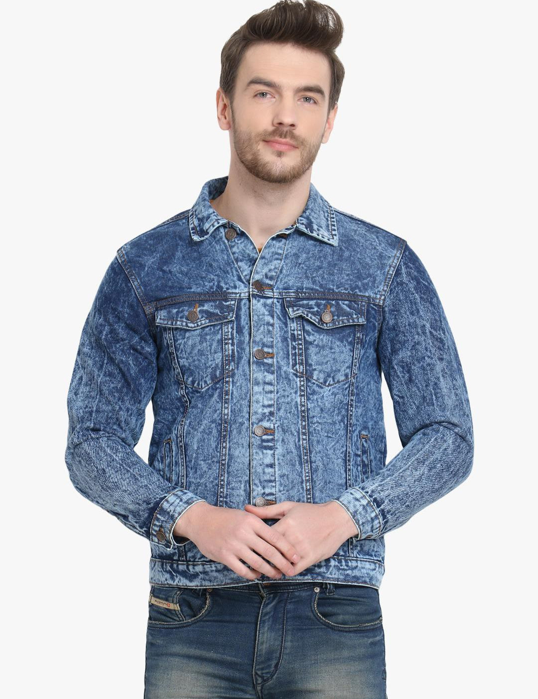 KOTTY Full Sleeve Solid Men Jacket 