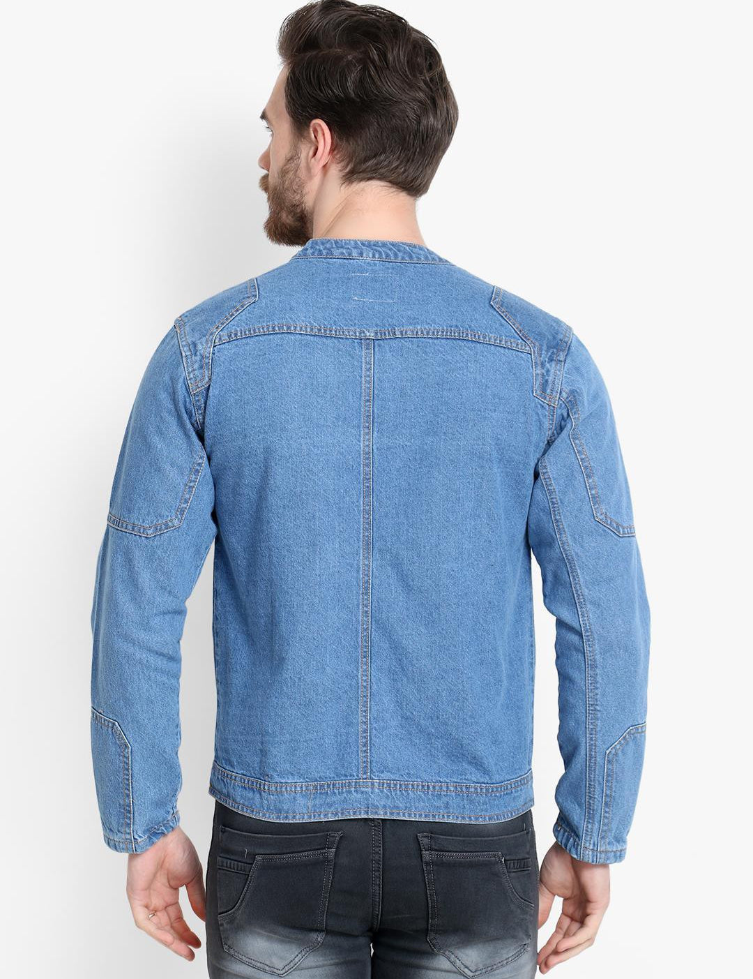 KOTTY Full Sleeve Washed Men Jacket 