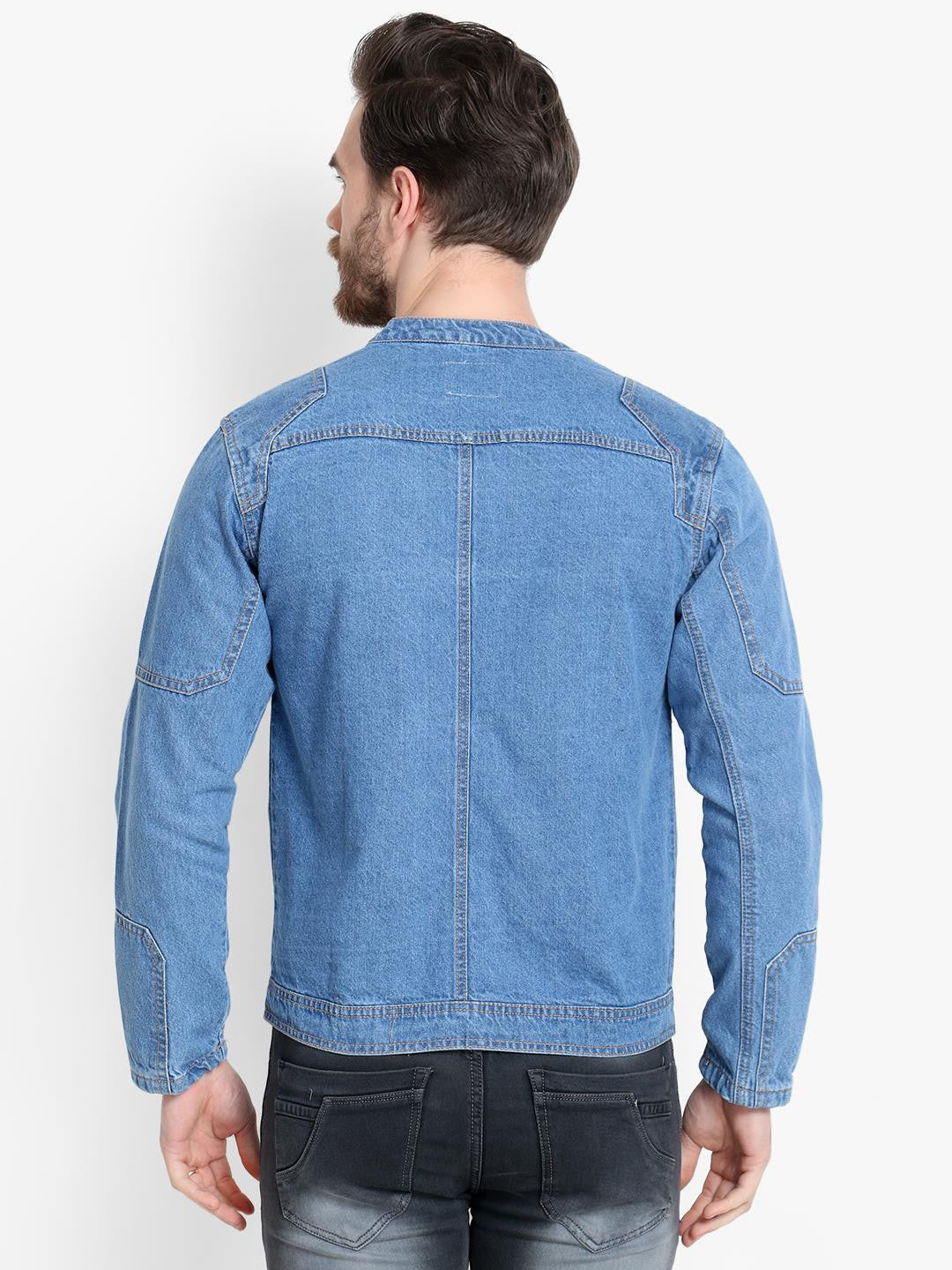 KOTTY Full Sleeve Washed Men Jacket 
