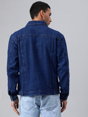 KOTTY Full Sleeve Washed Men Denim Jacket 