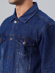 KOTTY Full Sleeve Washed Men Denim Jacket 