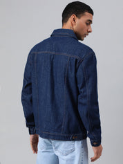 KOTTY Full Sleeve Washed Men Denim Jacket 